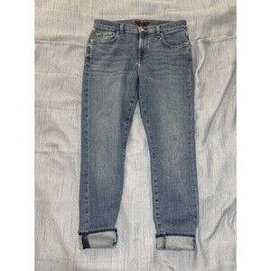 7 For All Mankind Ankle Gwenevere Womens Jeans Medium Wash Size 28 Stretch Denim